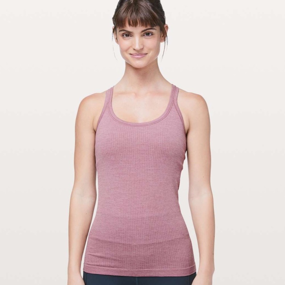 Lululemon Ebb To Street Tank II in Figue